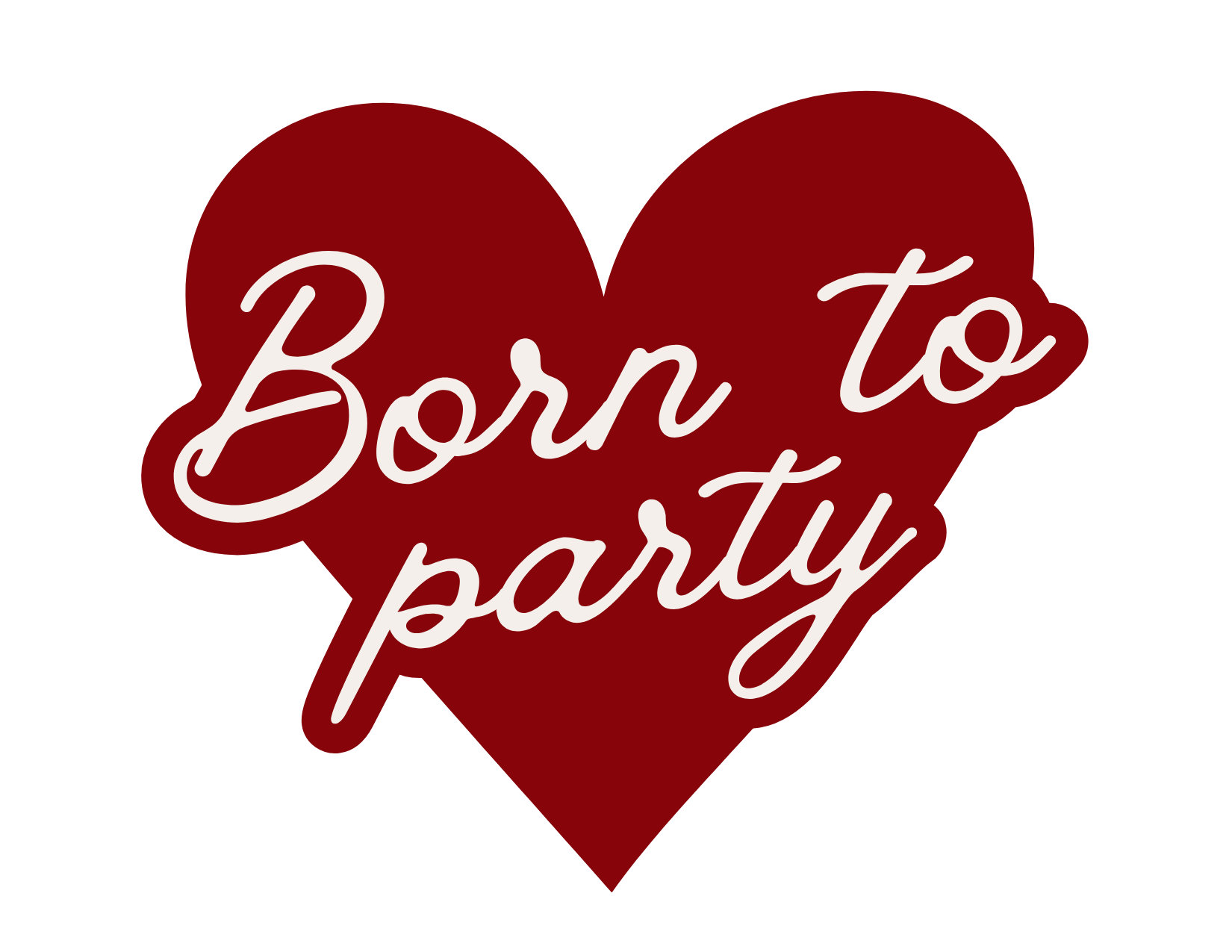 Born to Party Photobooth Co logo