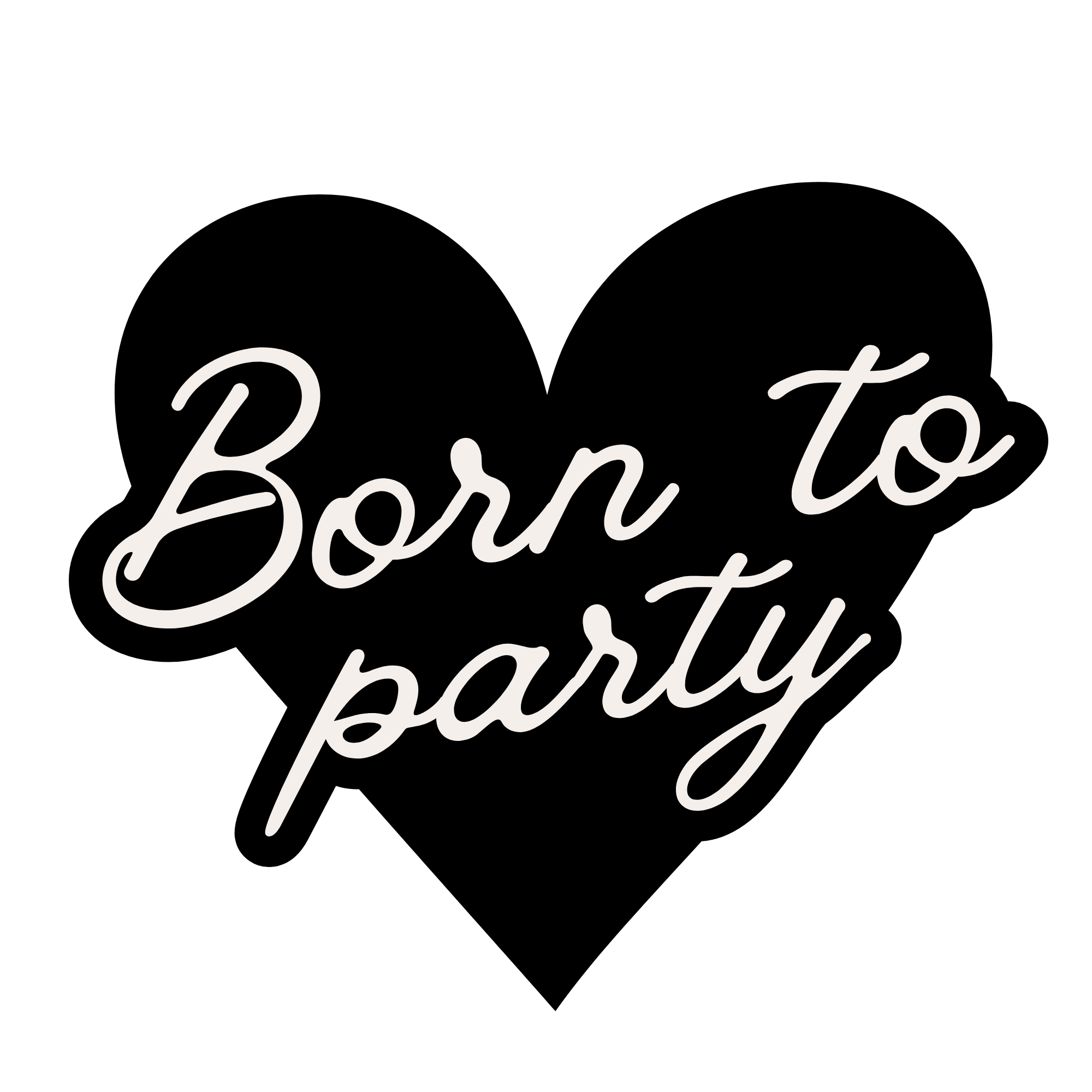 Born to Party Photobooth Co logo